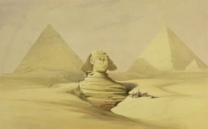 The Great Sphinx and the Pyramids of Giza, from Egypt and Nubia, Vol.1